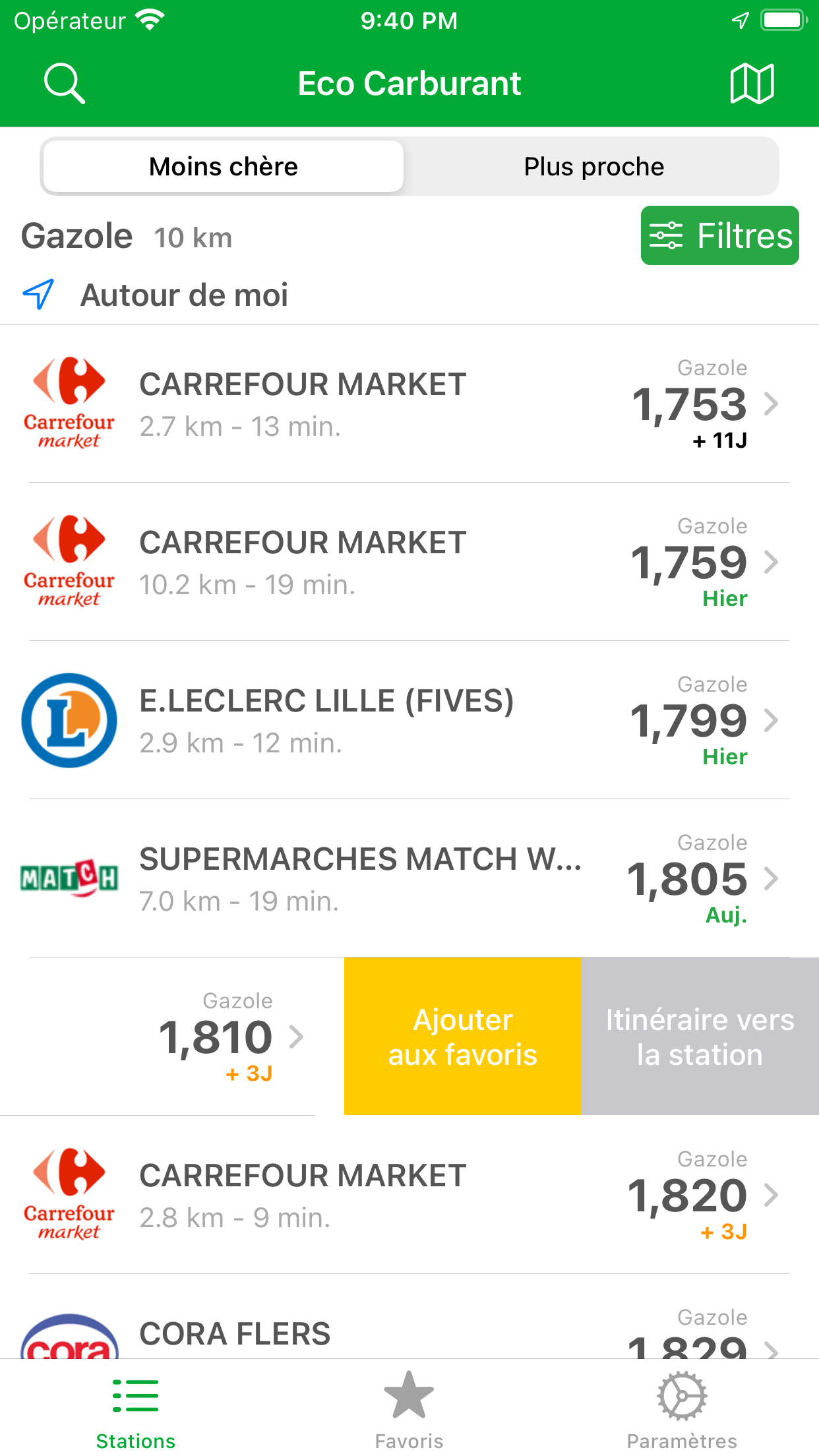 Screen1 Eco Carburant